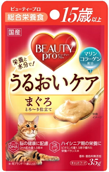 日本ペット　ビューティープロ　キャット　パウチ　１５歳以上　３５ｇｘ９６個（ケース販売）