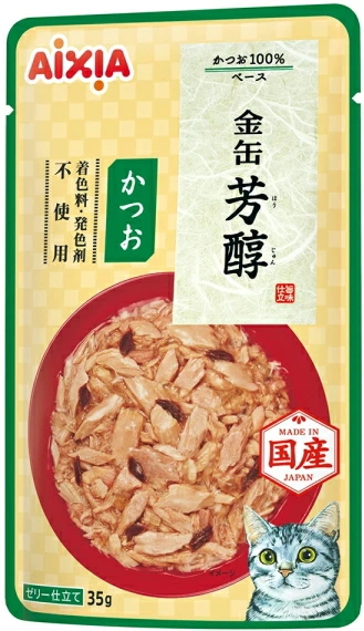 アイシア　金缶　芳醇　かつお　３５ｇｘ９６個（ケース販売）
