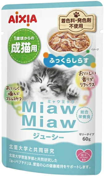 アイシア　ＭｉａｗＭｉａｗジューシー　ふっくらしらす　６０ｇｘ１２０個（ケース販売）
