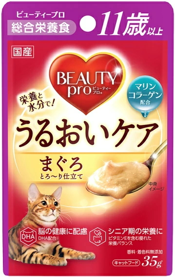 日本ペット　ビューティープロ　キャット　パウチ　１１歳以上　３５ｇｘ９６個（ケース販売）