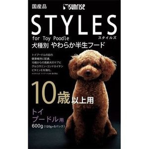 【サンライズ】スタイルズ　トイプードル用　１０歳以上　６００ｇｘ１５個（ケース販売）