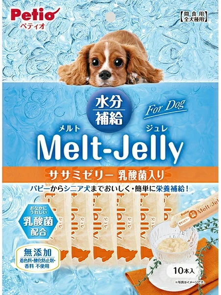ペティオ　メルトジュレ　ＦｏｒＤｏｇ　水分補給　ササミゼリー乳酸菌入り　１０ｇｘ１０本ｘ３０個（ケース販売）