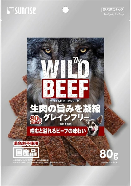 サンライズ　Ｔｈｅ　ＷＩＬＤ　ＢＥＥＦ　ＪＥＲＫＹ　８０ｇｘ４８個（ケース販売）