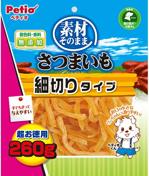 ペティオ　素材そのまま　さつまいも　細切りタイプ　２６０ｇｘ２０個（ケース販売）
