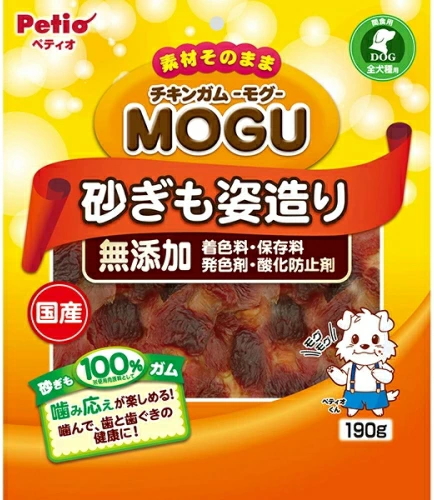 ペティオ 意気地無しチュインガムＭＯＧＵ 無足し加える 砂ぎも姿からだ付き １３５ｇｘ３０個（入れもの売りわたす）