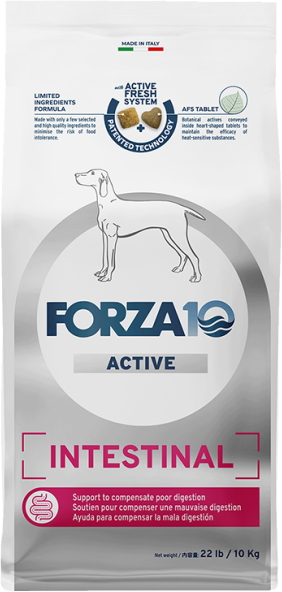【トリッコインターナショナル】ＦＯＲＺＡ１０（フォルツァディエチ）　インテスティナル　アクティブ　中粒　１０ｋｇ