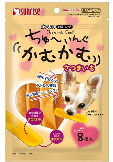 サンライズ　ゴン太のカミング　ちゅーいんぐかむかむ　さつまいも　８枚ｘ３６個（ケース販売）