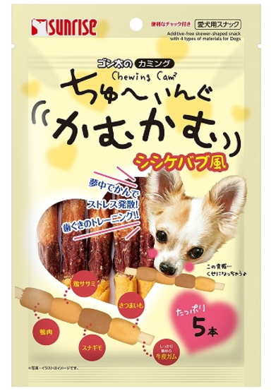 サンライズ　ゴン太のカミング　ちゅーいんぐかむかむ　シシケバブ風　５本ｘ３６個（ケース販売）