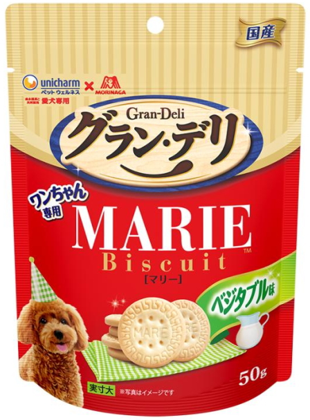 ユニチャーム　グランデリ　ワンちゃん専用マリービスケット　ベジタブル味　５０ｇｘ３２個（ケース販売）
