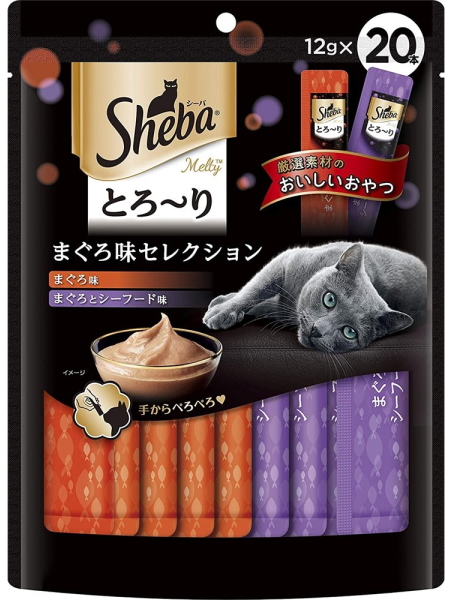 マースジャパン　シーバ　とろ〜り　メルティ　まぐろ味セレクション　１２ｇｘ２０本ｘ２０個（ケース販売）　SMT-30