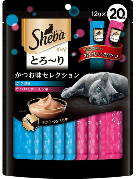 マースジャパン　シーバ　とろ〜り　メルティ　かつお味セレクション　１２ｇｘ２０本ｘ２０個（ケース販売）　SMT-31