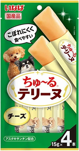 いなばペット　いなば　ちゅ〜るテリーヌ　チーズ　１５ｇｘ４本ｘ４８個（ケース販売）　DS-481