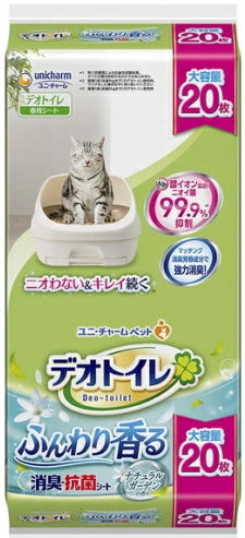 デオトイレ 猫用 シート ふんわり香る消臭 抗菌シート ナチュ