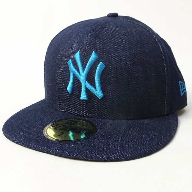 ニューエラ New Era キャップ 帽子 メンズ レディース 59fifty ニューヨーク ヤンキース インディゴデニム ブライトターコイズの通販はau Pay マーケット Deep ストリート系 メンズカジュアルファッション通販