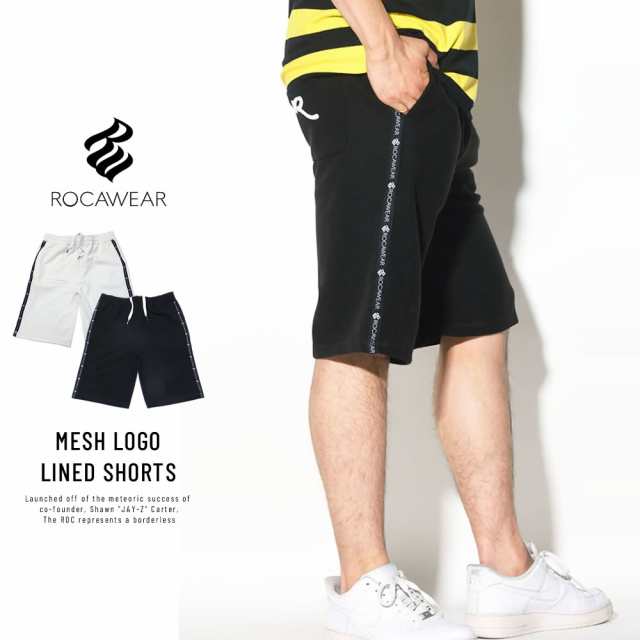 ロカウェア ROCAWEAR ハーフパンツ ショートパンツ メッシュスウェット