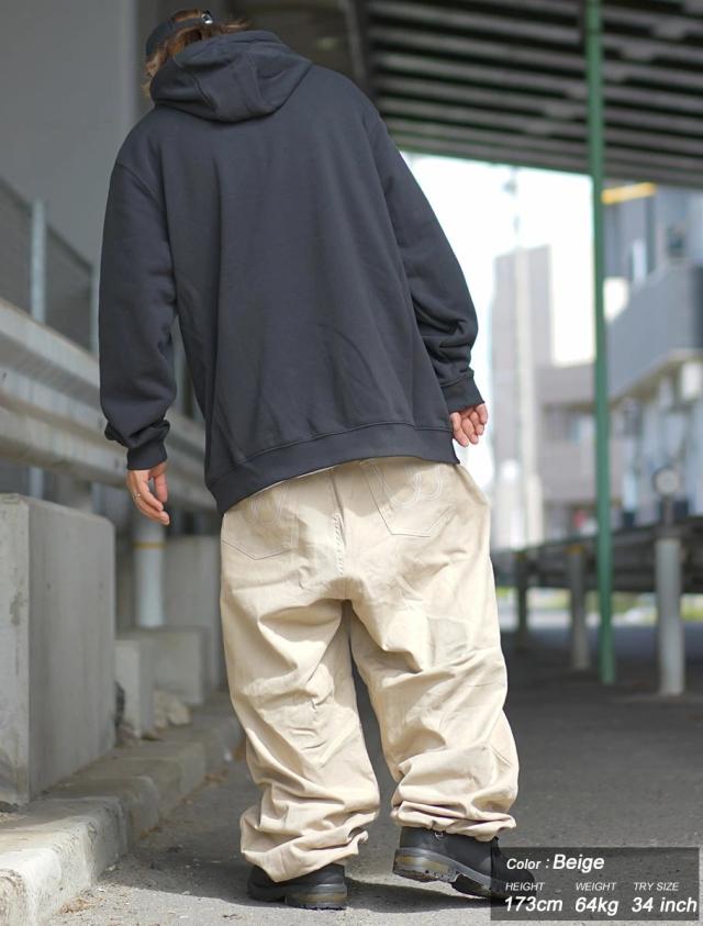 90s   チノパン チェック ワイド baggy wim496-06.jpg