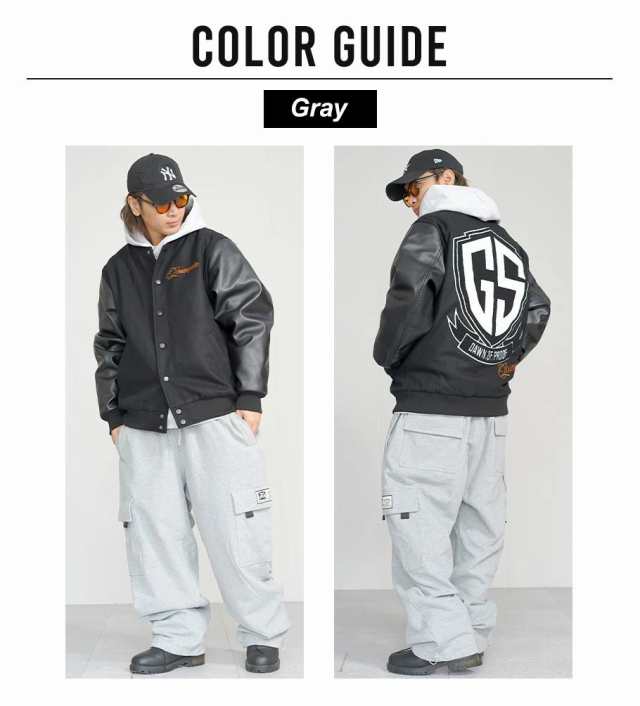 スウェット カーゴパンツ メンズ  ワイド 厚手 13oz 大きいサイズ ルーズ 極太 おしゃれ ブランド DOPの通販は