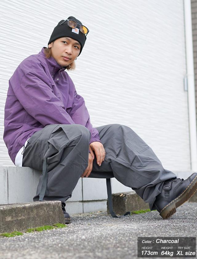 ベイカーパンツ ワイド ミリタリー ワークパンツ メンズ 大きいサイズ