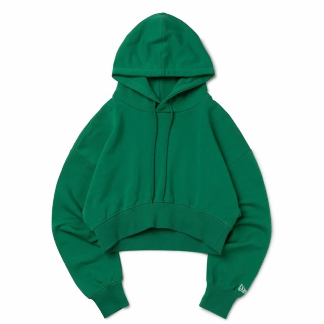 NEW ERA ニューエラ コラボ WOMENS 裏毛 スウェット ショート丈 プルオーバーフーディー Maika Yamamoto 山本舞香 ケリーグリーン×ホワイト 13526832の通販は