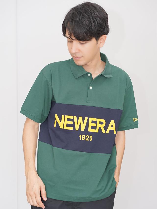 メール便送料無料 NEW ERA ニューエラ オーバーサイズ ポロシャツ 半袖