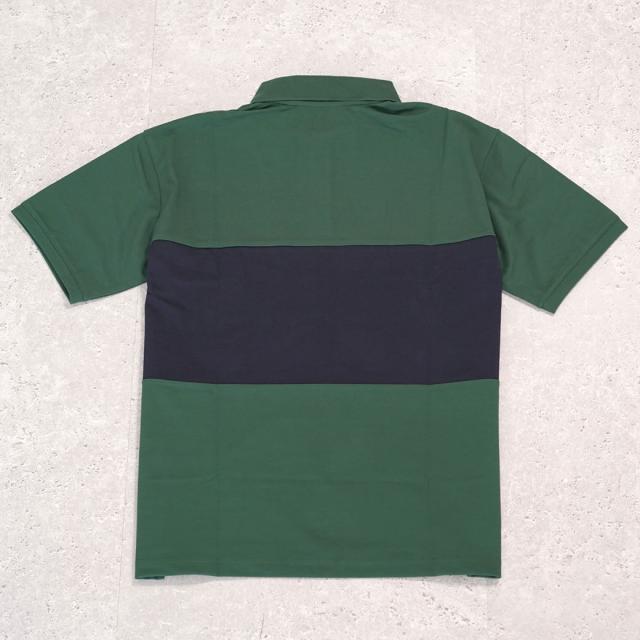 メール便送料無料 NEW ERA ニューエラ オーバーサイズ ポロシャツ 半袖 Panel Logo NEW ERA 1920 ダークグリーン 13516809 メール便送料無料 NEW ERA ニューエラ オーバーサイズ ポロシャツ 半袖