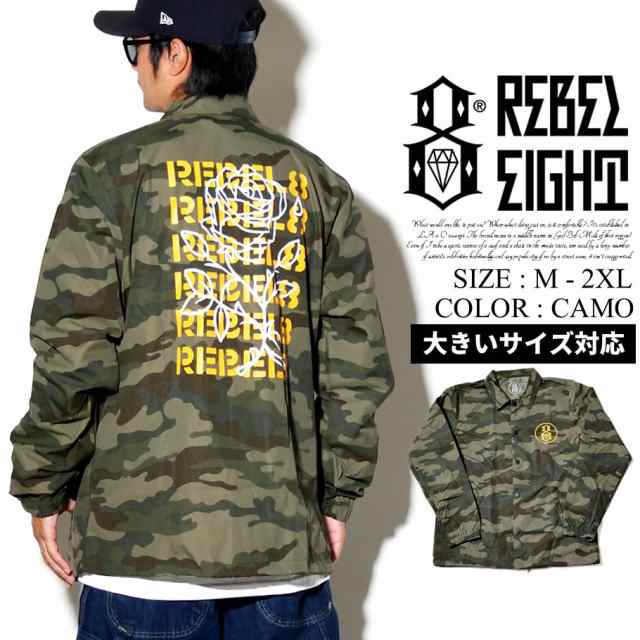 送料無料 レベルエイト Rebel8 コーチジャケット メンズ 迷彩柄 カモフラ Fucked Up Coaches Jacket 送料無料の通販はau Pay マーケット Deep ストリート系 メンズカジュアルファッション通販