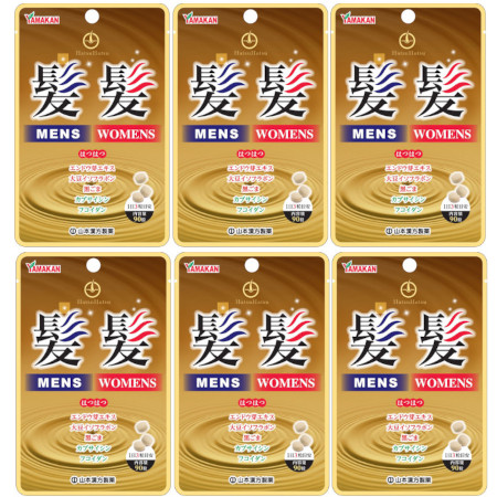 髪髪粒 90粒【6個セット】【メール便】(4979654028189-6)