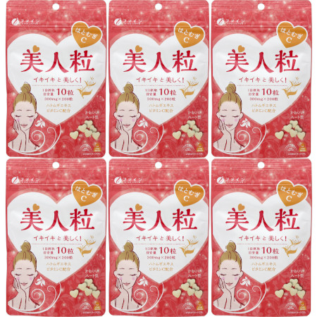 はとむぎＣ美人粒 200粒【6個セット】【メール便】(4976652012097-6)