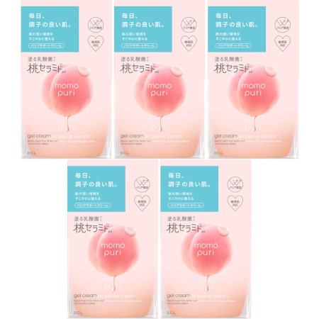 ももぷり 潤いバリアクリーム 80g【5個セット】(4515061012771-5)