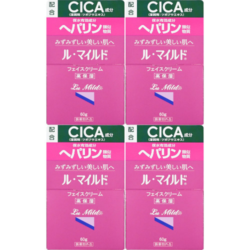 ル・マイルド フェイスクリーム 60g【4個セット】(4987286418186-4)の通販は 5,642円