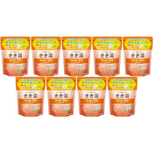 きき湯 食塩炭酸湯 420g【9個セット】(4548514158399-9)