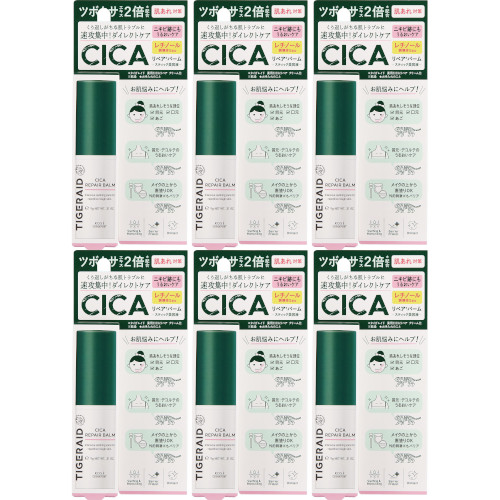 タイガレイド ＣＩＣＡリペア スティックバーム 9g【6個セット】【メール便】(4971710566352-6)