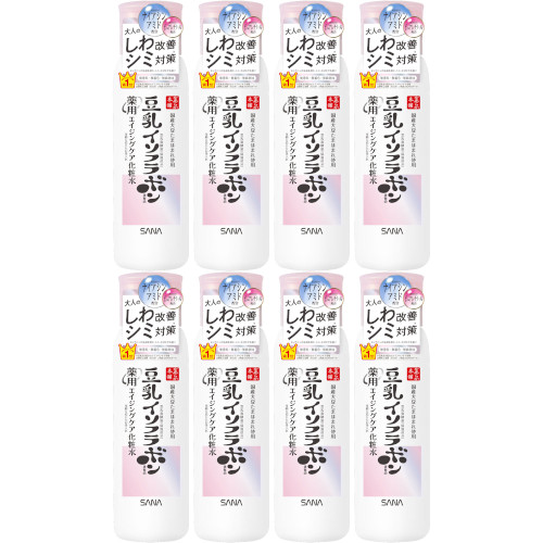 サナ なめらか本舗 薬用リンクル化粧水 ホワイト 200ml【8個セット】(4964596701887-8)