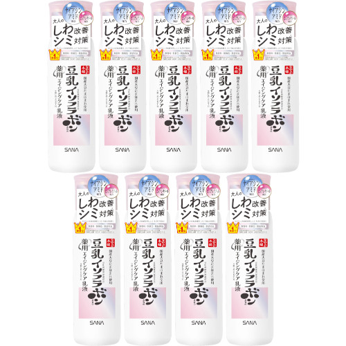 サナ なめらか本舗 薬用リンクル乳液 ホワイト 150ml【9個セット】(4964596701894-9)