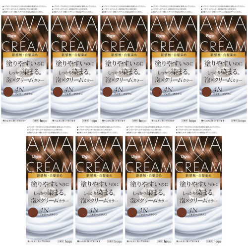 ビゲン 泡クリームカラー 4Nフォギーブラウン【9個セット】(4987205011863-9)
