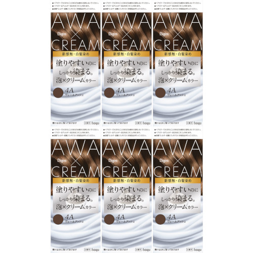ビゲン 泡クリームカラー 4Aヴェールアッシュ【6個セット】(4987205011917-6)