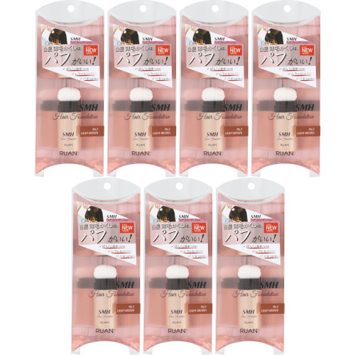 ＳＭＨヘアファンデーションステイック ライトブラウン 3g【7個セット】(4969972542030-7)