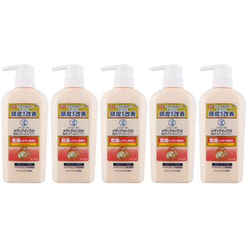メディクイックＨ 頭皮のメディカルシャンプー しっとり ポンプ 320ml【5個セット】(4987241192168-5)の通販は 7,436円