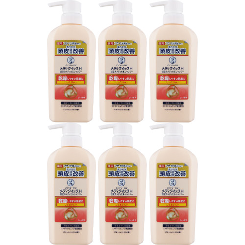 メディクイックＨ 頭皮のメディカルシャンプー しっとり ポンプ 320ml【6個セット】(4987241192168-6)