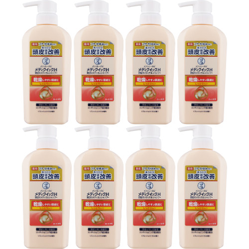 メディクイックＨ 頭皮のメディカルシャンプー しっとり ポンプ 320ml【8個セット】(4987241192168-8)