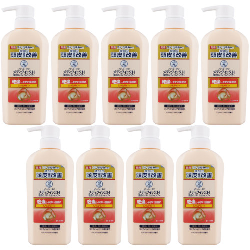 メディクイックＨ 頭皮のメディカルシャンプー しっとり ポンプ 320ml【9個セット】(4987241192168-9)