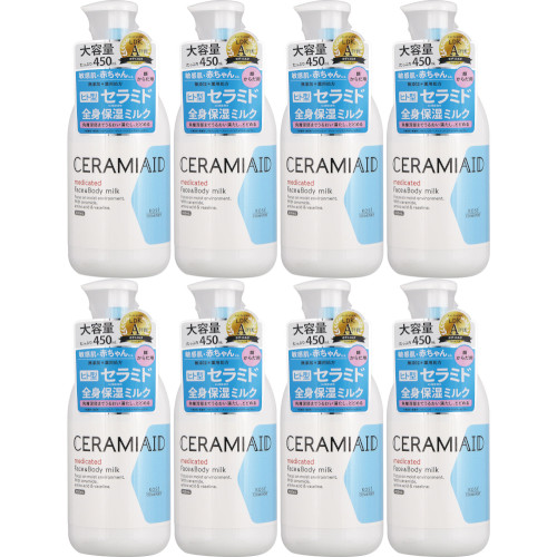 セラミエイド 薬用スキンミルク 450ml【8個セット】(4971710568530-8)