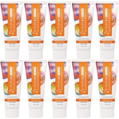 ビューティピュア ワンデーヘアカラー グルービーオレンジ 60g【10個セット】(4560364937269-10)