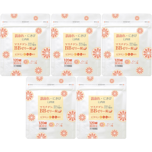 【第3類医薬品】マスチゲンＢＢゼリー錠 120錠【5個セット】【メール便】(4987174733018-5)の通販は