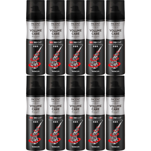 インセント薬用育毛トニックボリュームケア 190g【10個セット】(4548514511484-10)