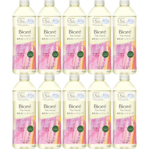 ビオレ ザ ハンド 泡ハンドソープ 朝の摘みたてローズの香り つめかえ用 340ml×24個 ビオレ ザ ハンド 泡ハンドソープ 朝の摘みたてローズの香り ポンプ