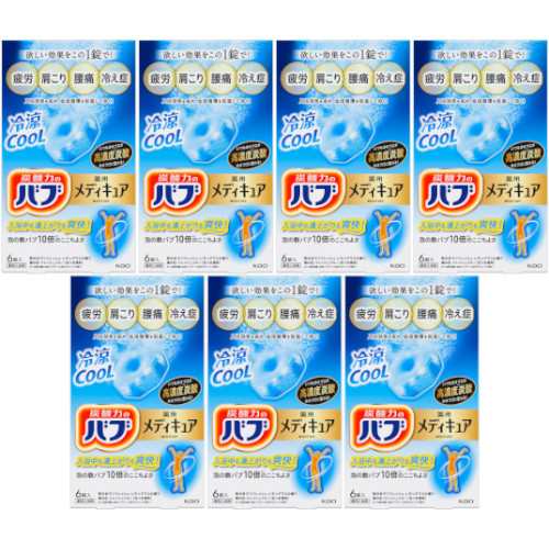 バブ メディキュア 冷涼クール 6錠【7個セット】(4901301439574-7)の通販は