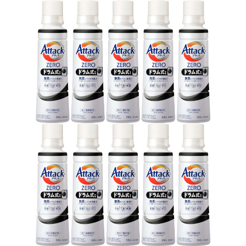 アタックＺＥＲＯ ドラム式専用 大サイズ 本体 580g【10個セット】(4901301435606-10)の通販は 7,400円