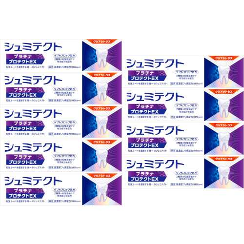 【9個セット】薬用シュミテクト プラチナプロテクトＥＸ クリアシトラス〈１４５０ｐｐｍ〉90g(4987977000348-9)