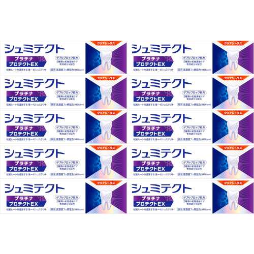 【10個セット】薬用シュミテクト プラチナプロテクトＥＸ クリアシトラス〈１４５０ｐｐｍ〉90g(4987977000348-10)